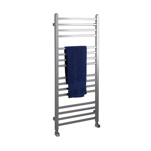 Handdoekradiator Sapho Metro Recht 50x120 cm Zilver 