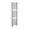 Handdoekradiator Sapho Dina Recht 40x156 cm Metallic Zilver