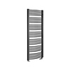 Handdoekradiator Sapho Egeon Gebogen 59.5x174.2 cm Antraciet