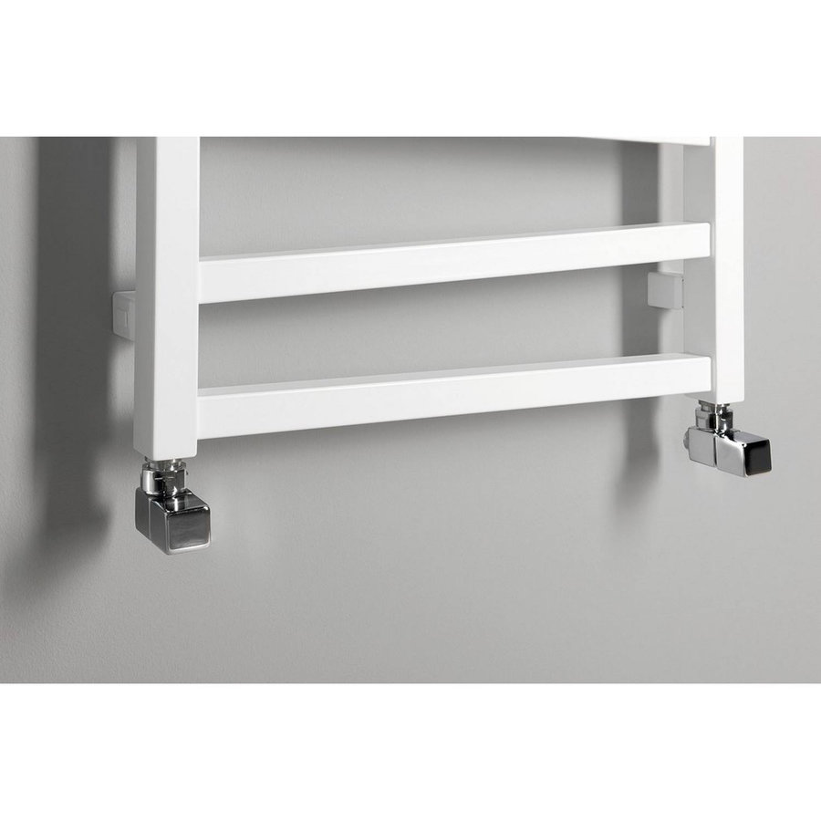 Designradiator Sapho Zig Recht 50x109.6 cm 406W Wit