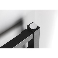 Designradiator Sapho Zig Recht 50x133.4 cm 490W Antraciet