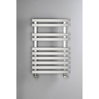 Handdoekradiator Sapho Truva Recht 50x75 cm Geborsteld RVS