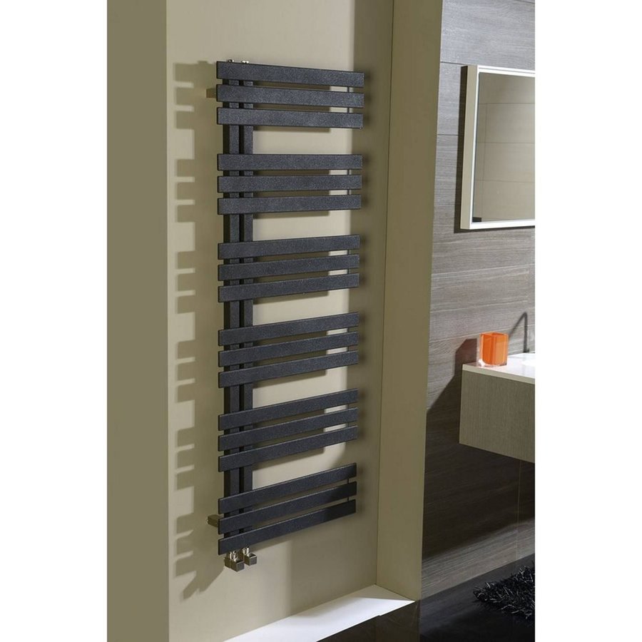 Designradiator Sapho Silvana Recht 50x123.6 cm 561W Antraciet