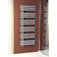 Designradiator Sapho Silvana Recht 50x123.6 cm 561W Zilver