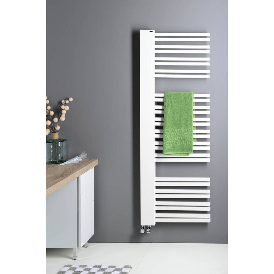 Designradiator Sapho Altalena Recht 60x161 cm 885W Wit