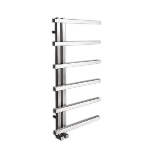 Designradiator Sapho Sierra Recht 50x100 cm 213W Geborsteld RVS 