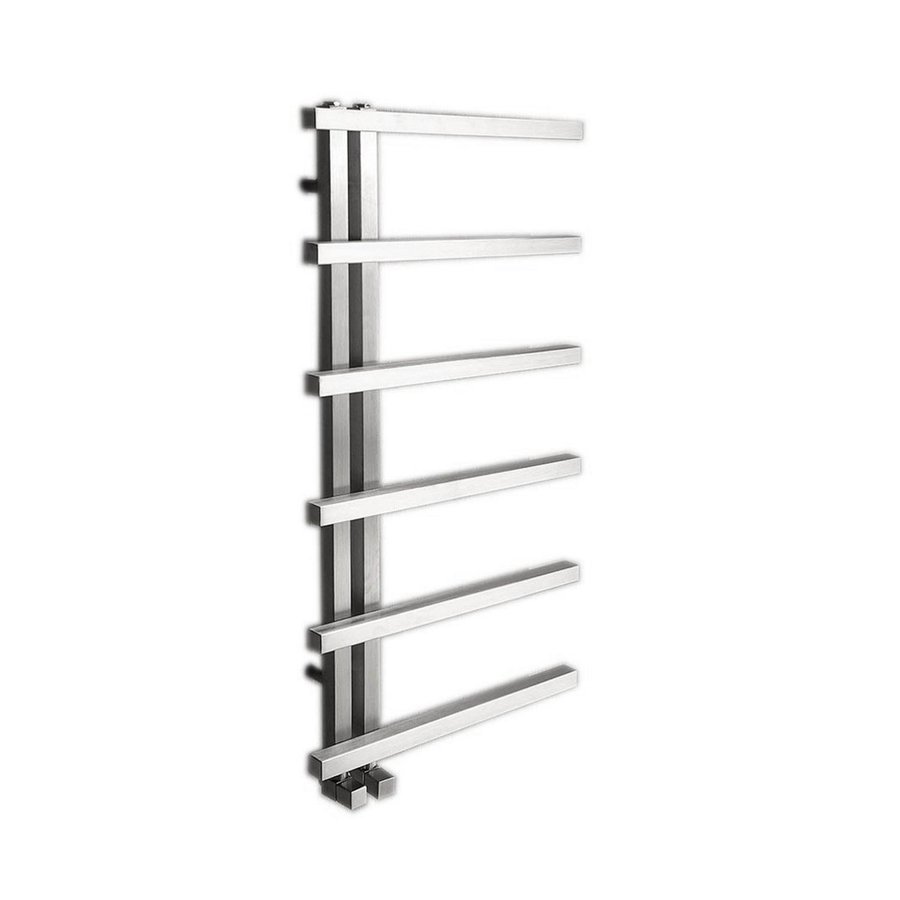 Designradiator Sapho Sierra Recht 50x100 cm 213W Geborsteld RVS