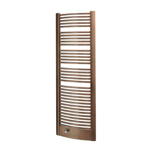 Handdoekradiator Sapho Egeus Gebogen 59.5x174.2 cm 1031W Brons 