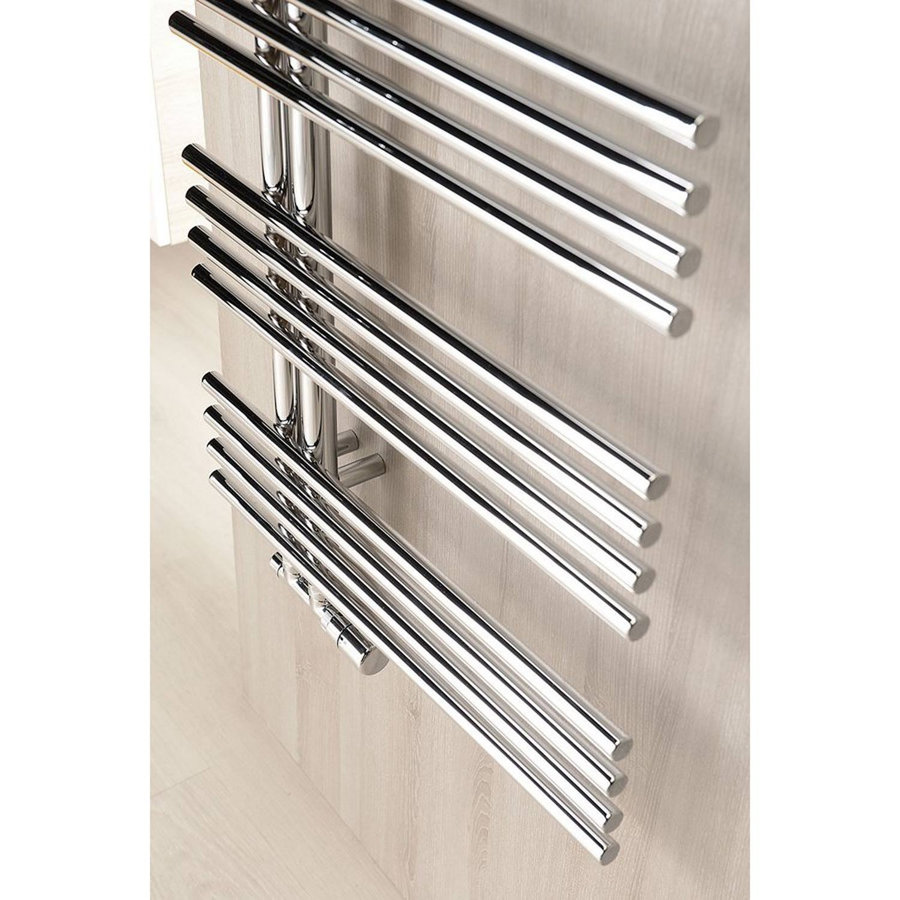 Designradiator Sapho Nympha Recht 60x112.2 cm 354W Chroom