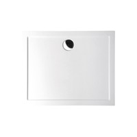 Douchebak Marmer Sapho Karia 90x80x4 cm Rechthoek Wit