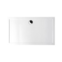 Douchebak Marmer Sapho Karia 120x100x4 cm Rechthoek Wit