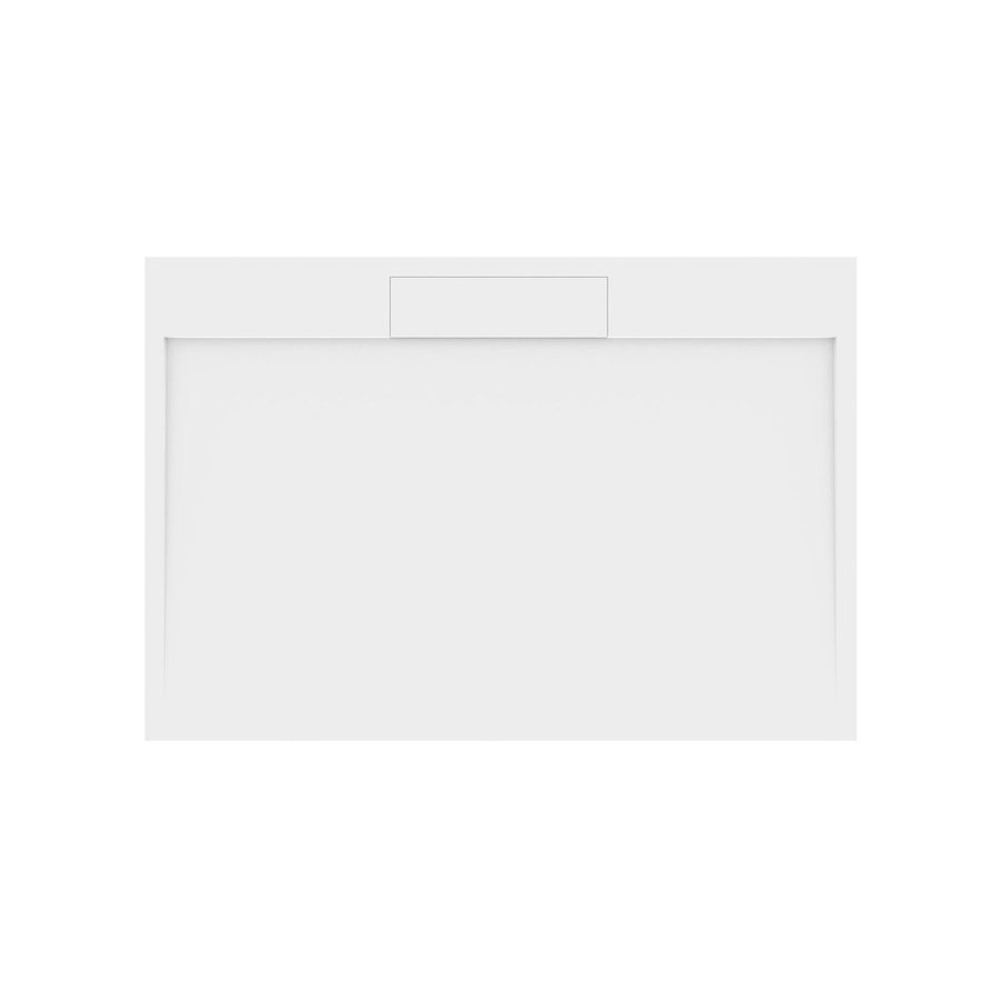 Douchebak Marmer Sapho Irena 130x90x3.5 cm Rechthoek Wit