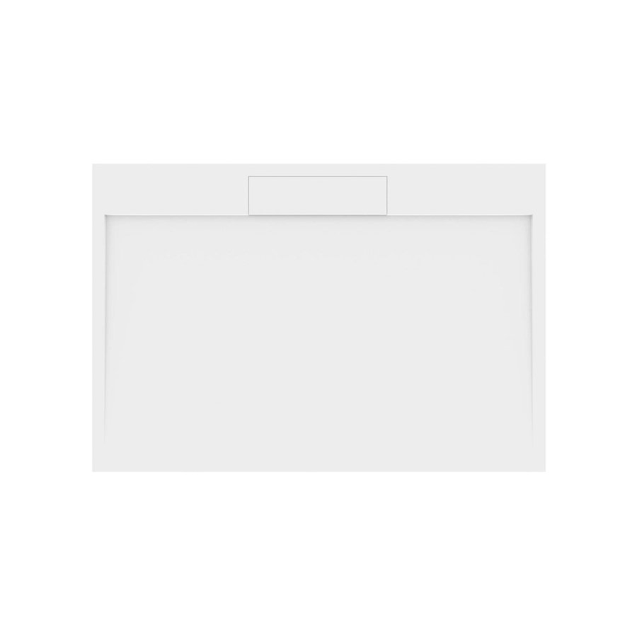 Douchebak Marmer Sapho Irena 130x90x3.5 cm Rechthoek Wit