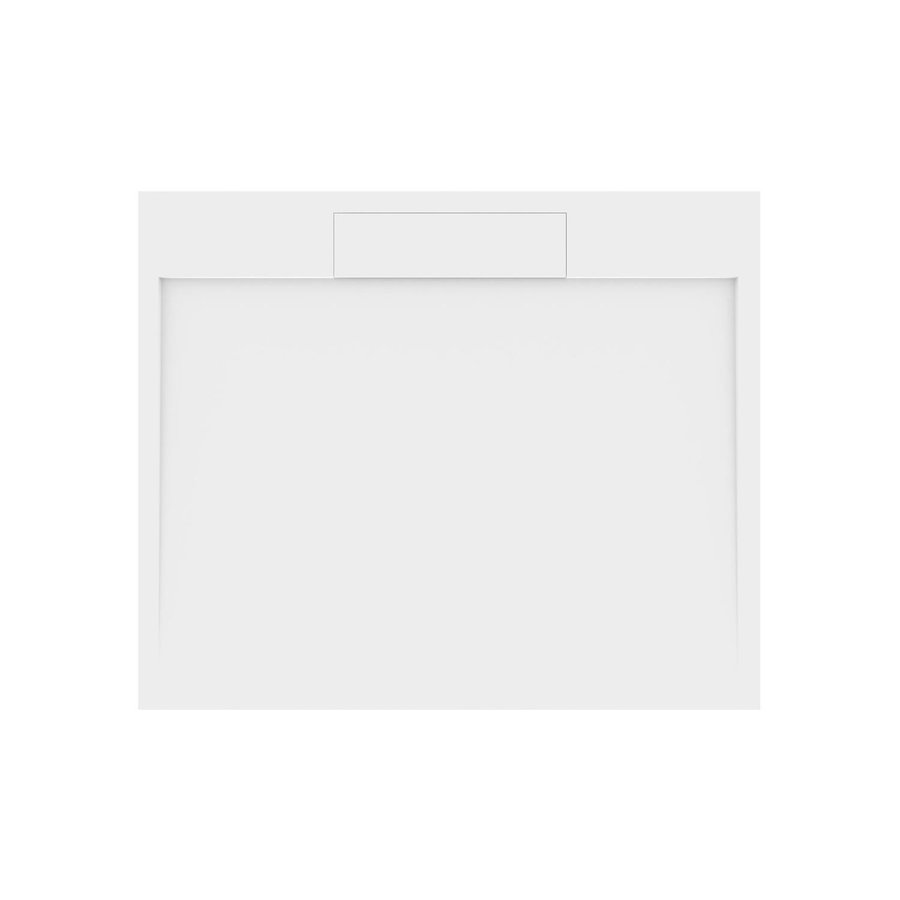 Douchebak Marmer Sapho Irena 120x100x3.5 cm Rechthoek Wit