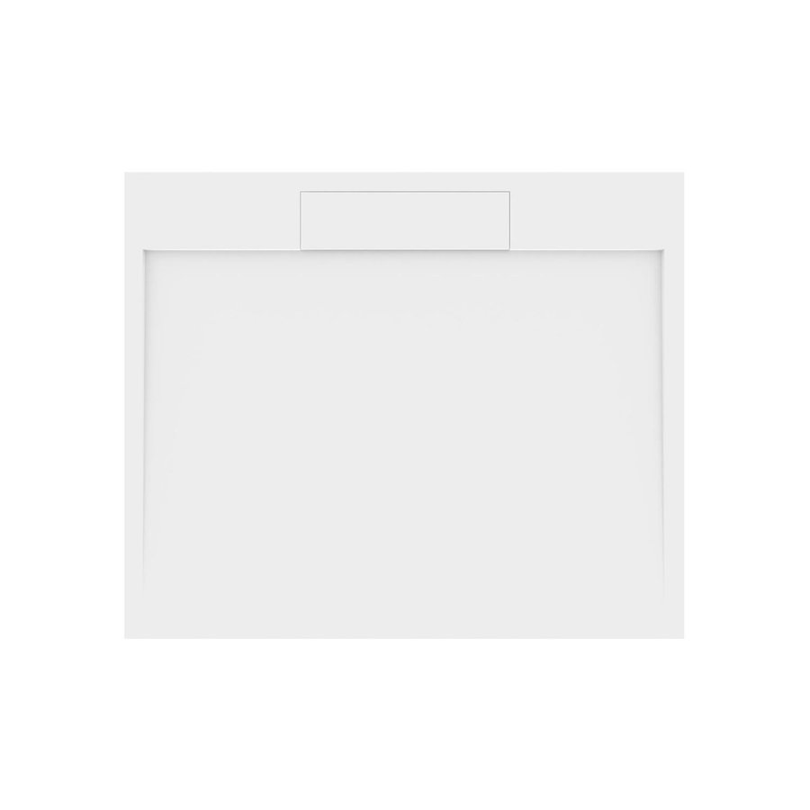 Douchebak Marmer Sapho Irena 120x100x3.5 cm Rechthoek Wit