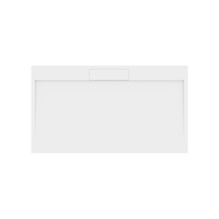Douchebak Marmer Sapho Irena 140x80x3.5 cm Rechthoek Wit