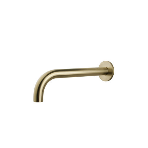 Inbouwuitloop Wiesbaden Rond 30 cm 1/2'' Geborsteld Messing 