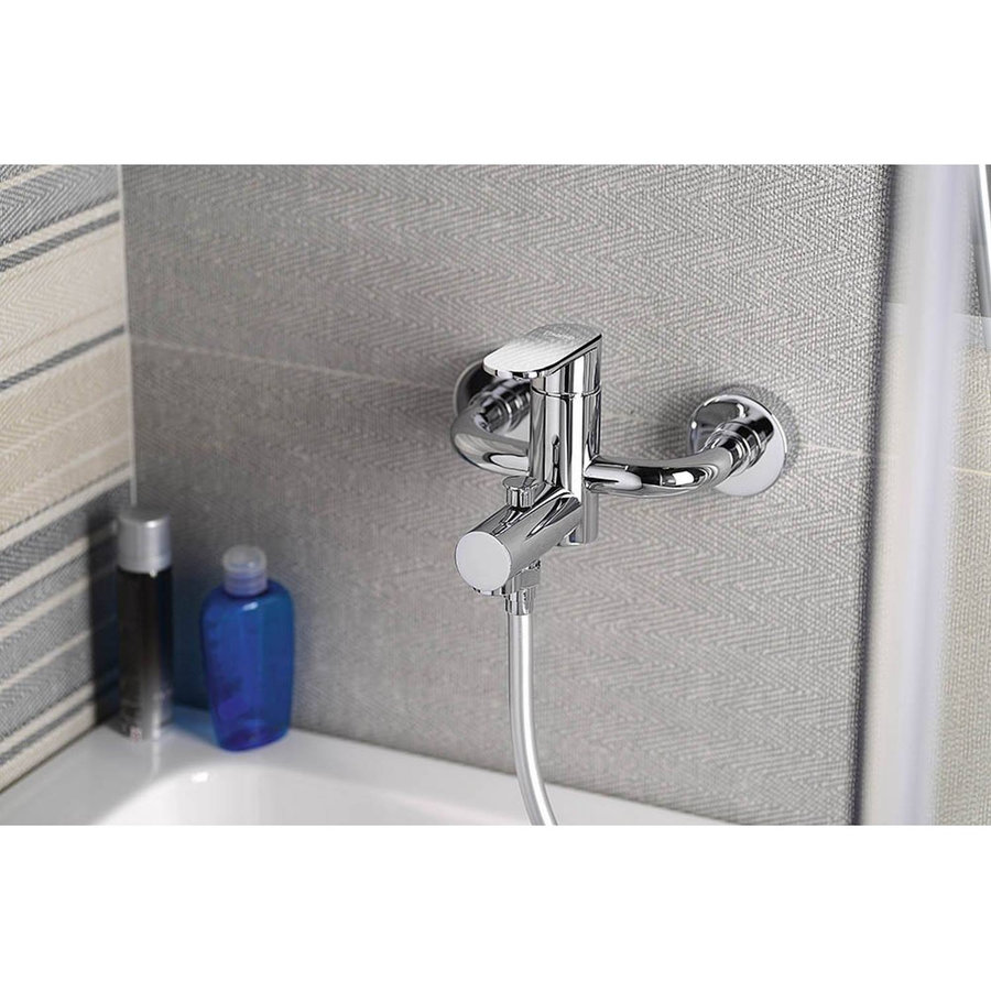 Opbouw Badkraan Sapho Dandy Mengkraan 1-hendel 16 cm Chroom