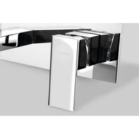 Wastafelmengkraan Inbouw Sapho Latus 1-hendel Uitloop Recht 16.5 cm Chroom