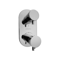 Douchekraan Inbouw Sapho Rhapsody Thermostatisch Afbouwdeel 3-weg Chroom (incl. inbouwdeel)