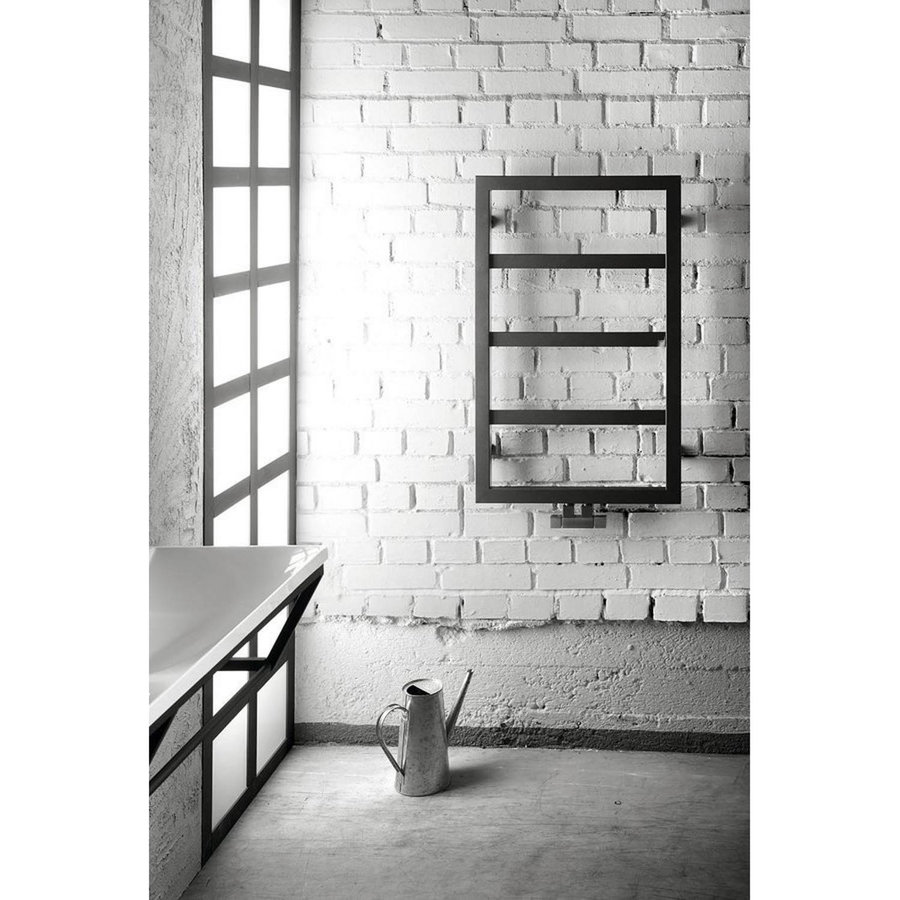 NIET MEER LEVERBAAR Designradiator Sapho Denali 55x133.6 cm 411W Antraciet