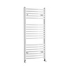 Sapho Handdoekradiator Sapho Orbit Gebogen 60x98.6 cm 547W Wit