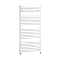 Handdoekradiator Sapho Direct Recht 75x132.2 cm 864W Wit