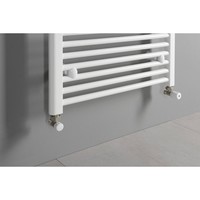 Handdoekradiator Sapho Direct Recht 75x132.2 cm 864W Wit