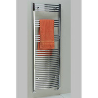 Handdoekradiator Sapho Alya Gebogen 50x68.8 cm 284W Chroom