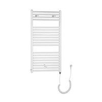 Elektrische Handdoekradiator Sapho Recht 45x97 cm 415W Wit