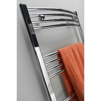 Handdoekradiator Sapho Alya Gebogen 60x111.8 cm 475W Chroom