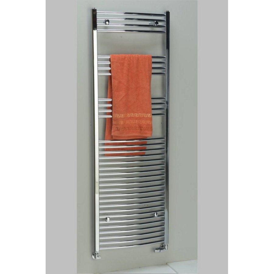 Handdoekradiator Sapho Alya Gebogen 60x111.8 cm 475W Chroom