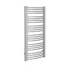 Sapho Handdoekradiator Sapho Egeon Gebogen 59.5x123.8 cm Zilver