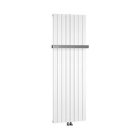 Designradiator Sapho Colonna Recht Middenaansluiting 60.2x180 cm 1205W Wit