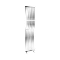 Designradiator Sapho Onda Gebogen 40x170cm 425W Chroom