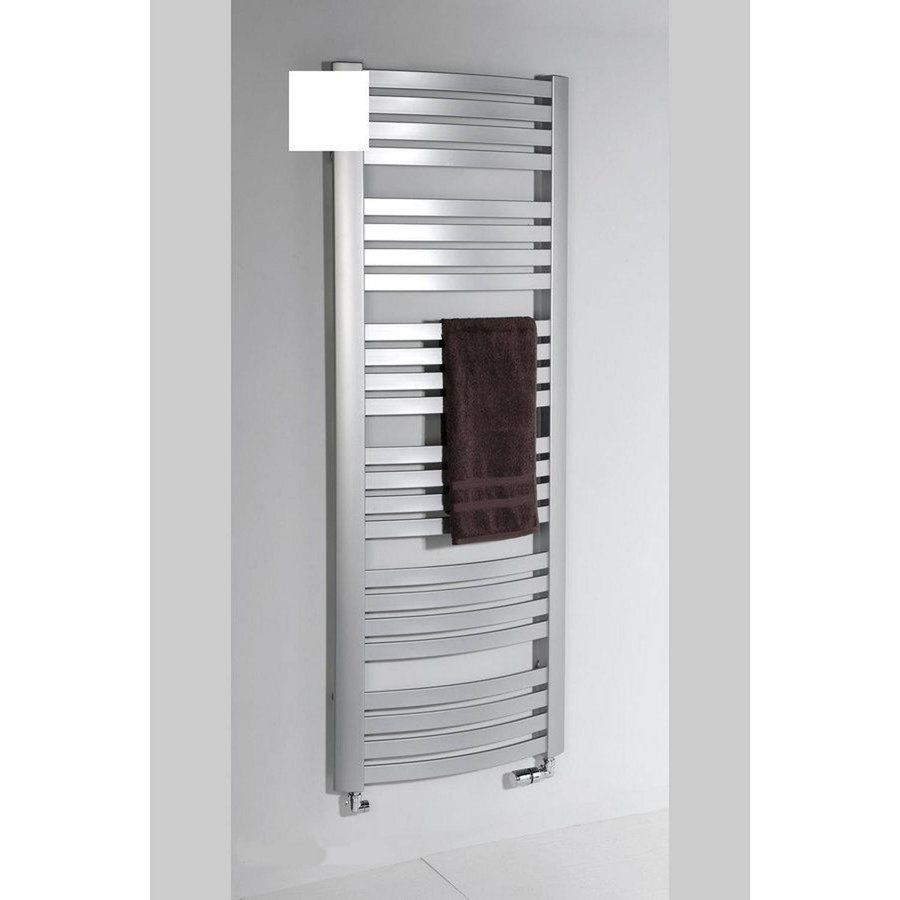 Handdoekradiator Sapho Sidi Gebogen 59.5x109.7 cm 553W Wit