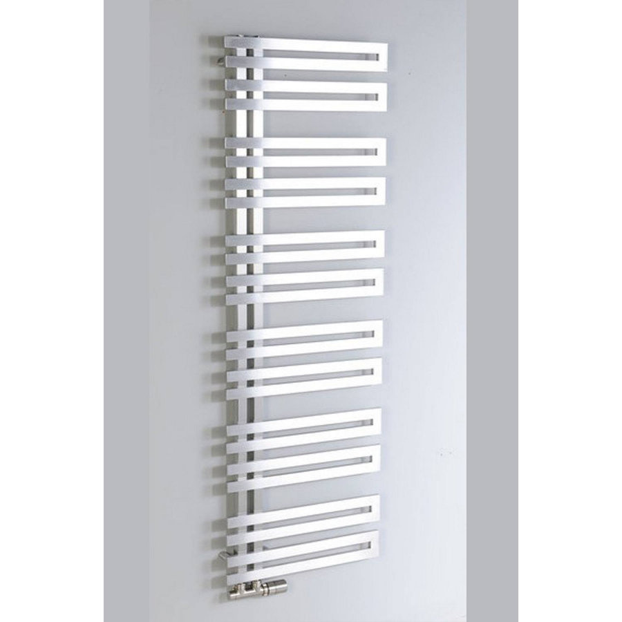 Designradiator Sapho Volga Recht 50x150 cm 465W Geborsteld RVS