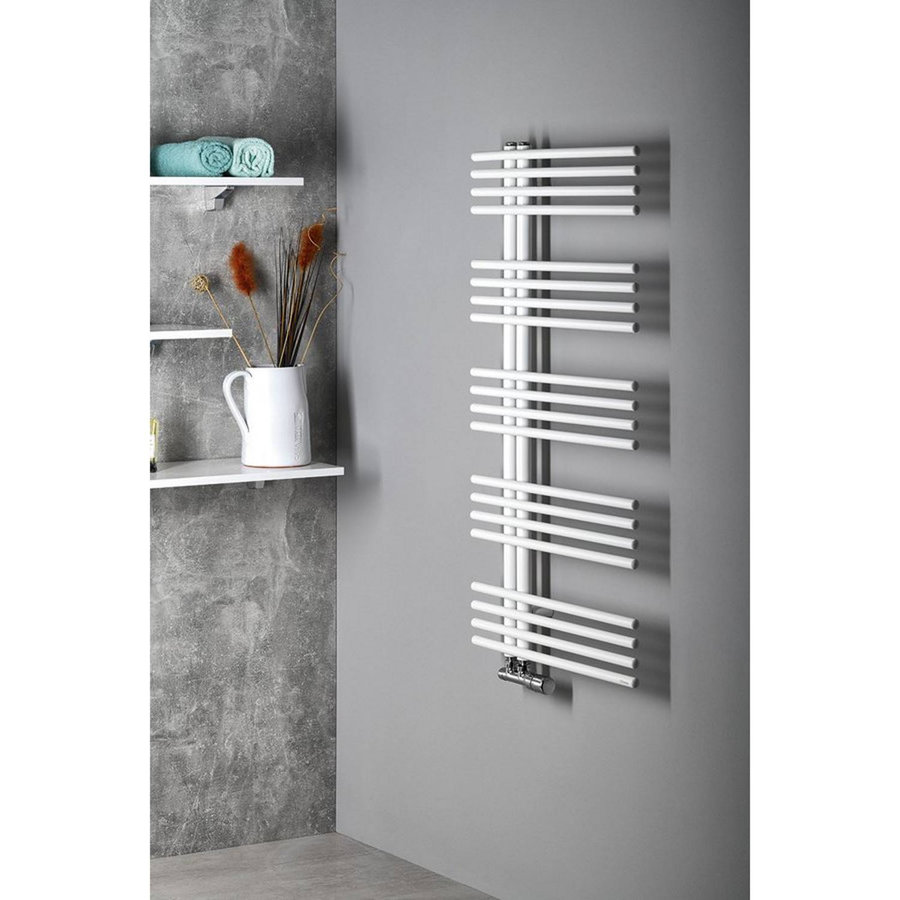 Designradiator Sapho Nympha Recht 60x112.2 cm 354W Wit