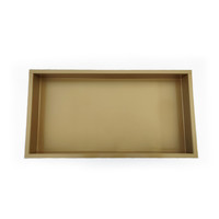 Inbouwnis AQS 30x60x7 cm RVS Goud