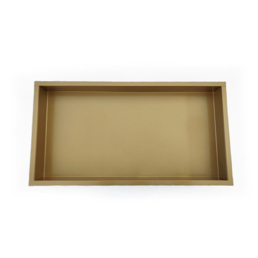 Inbouwnis AQS 30x60x10 cm RVS Goud