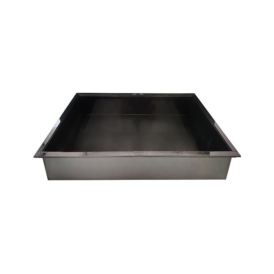 Inbouwnis AQS 30x30x7 cm RVS Black Chrome