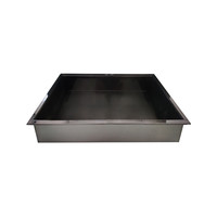 Inbouwnis AQS  30x30x10 cm RVS Black Chrome