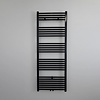 Aqua Splash Designradiator Nile Gobi 180x60 cm Geborsteld Mat Zwart Midden-Onderaansluiting