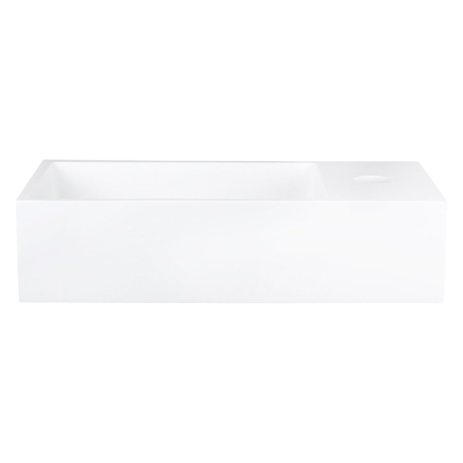 Fontein Differnz Solid Surface 36x18.5x9 cm Wit