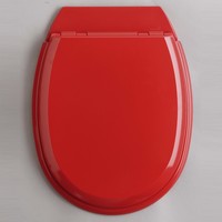 Allibert Toiletzitting Atlas 37x5,1x48,1 Rood