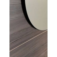 Badkamerspiegel Sapho Aqualine Rond 50 cm Zonder Omlijsting Aluminium