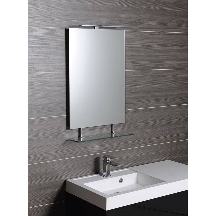 Badkamerspiegel Sapho Wega 50x80 cm met Planchet Glas