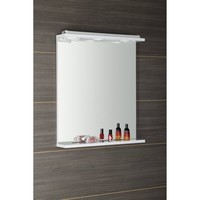 Badkamerspiegel Sapho Korin 60x70x12 cm Incl. Planchet en LED Verlichting / Stopcontact