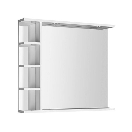 Badkamerspiegel Sapho Korin 80x70x12 cm Incl. LED Verlichting en Planken 