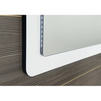 Badkamerspiegel Sapho Lorde 110x60 cm LED met Omlijsting Wit